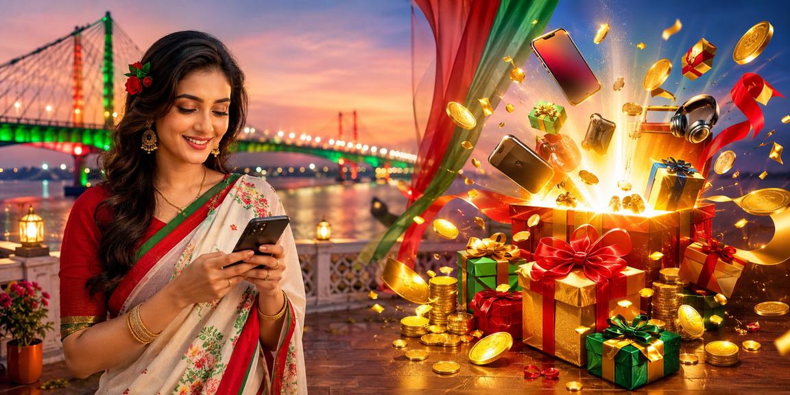 বরিশালে পহেলা বৈশাখে মোবাইল ক্যাসিনো বোনাস উপভোগ করছেন একজন ব্যবহারকারী