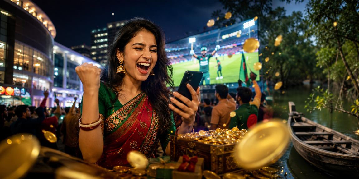 ঢাকায় ক্রিকেট বেটিং বোনাস ব্যবহার করছেন একজন বাংলাদেশি ব্যবহারকারী