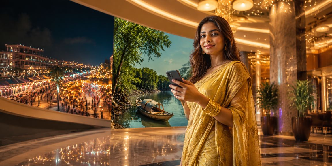 খুলনার নাইট মার্কেটে ক্যাসিনো বেটিং উপভোগ করছেন একজন ব্যবহারকারী